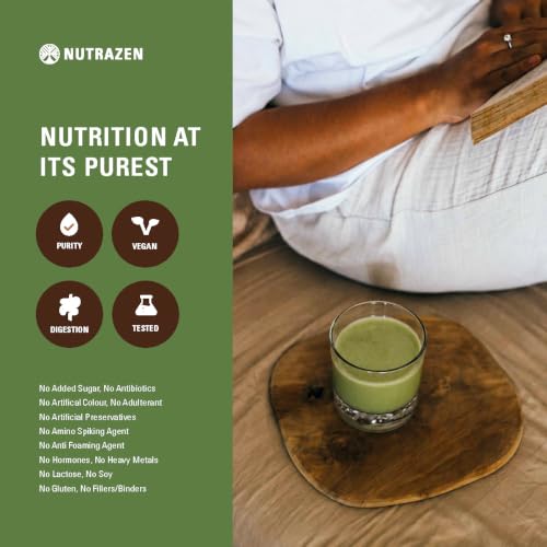 Image of SimplyPure Fermented Yeast Protein Powder - Matcha Chocolate | 288g (8 Sachets) | 24.3g Complete Protein | Muscle Recovery & Lean Muscle Support | Vegan Protein Powder for Gym, Workout & Fitness | PDCAAS 1.0 | Easy to Digest with Probiotics & Digestive Enzymes