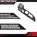 FEXON Driver Seat Switch Bezel Seat Track Cover Trim Compatible with Chevrolet Chevy Traverse for GMC Acadia for Buick Enclave 2009-2017 Replaces 25941769 (Black)