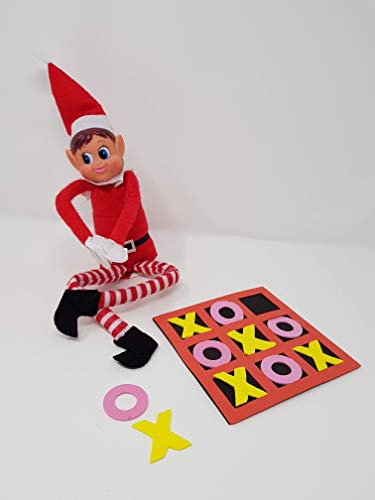 Elf GAMES - Accesorios para poner en ideas, kit de decoración navideña, tamaño de broma, travesuras ...