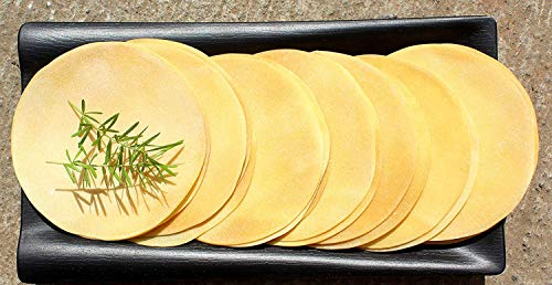 Image of Dry Fruit Hub Fresh Appalam Papad Plain 400gm,Apadam Papadam, Homemade Aplam Paped,Traditional Taste of South Indian Appalam Papad Pack of 400gm