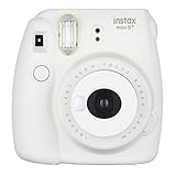 FUJIFILM インスタントカメラ チェキ instax mini8プラス 接写レンズ・純正ハンドストラップ付き バニラ INS MINI 8P VANILLA