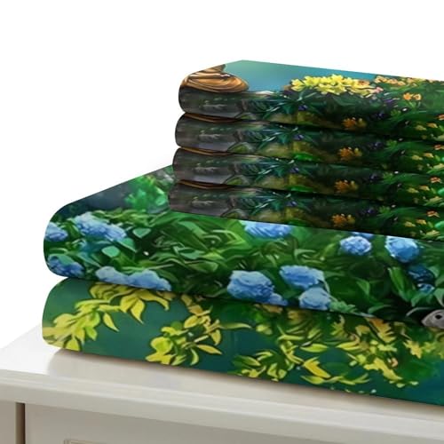 Housse de couette Bouddha en microfibre super douce haut de gamme - 7