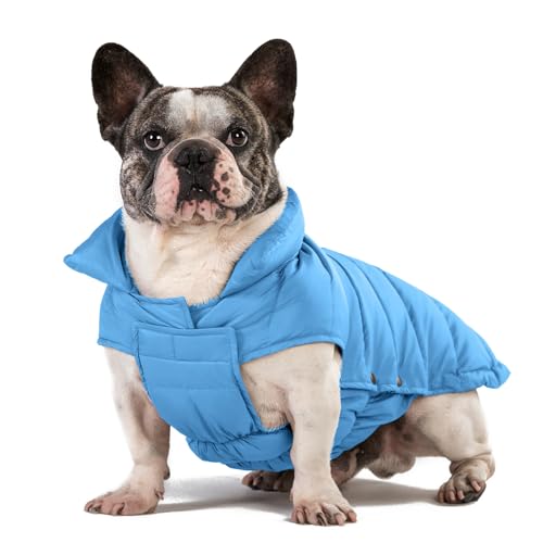 SPACE LION Dog Puffer Jacket, Down Winter Coat, Durable Outdoor Coat for Cold and Windy Conditions, Lightweight & Adjustable Fit Coats for Medium & Large Dogs,(Blue, Size16/XL) SPACE LION Dog Puffer Jacket, Down Winter Coat, Durable Outdoor Coat for Cold and Windy Conditions, Lightweight & Adjustable Fit Coats for Medium & Large Dogs,(Blue, Size16/XL)