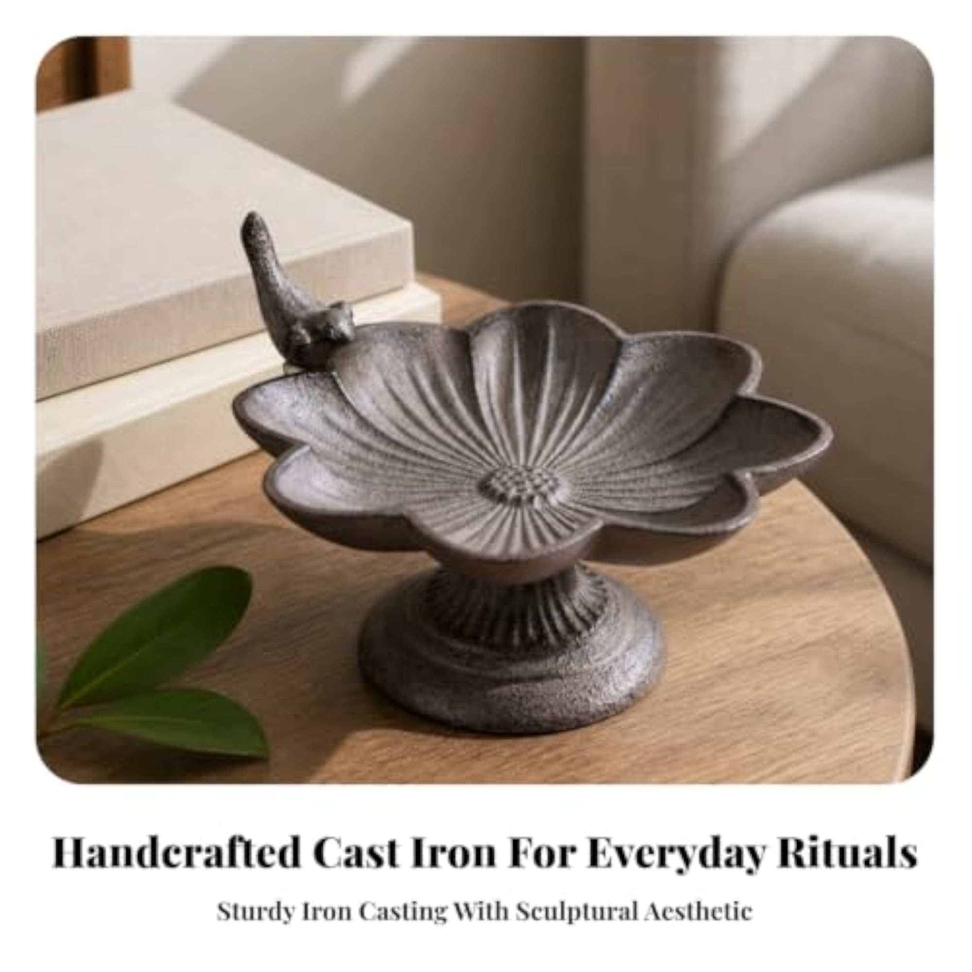 Rustic Cast-Iron Decorative Storage Dish