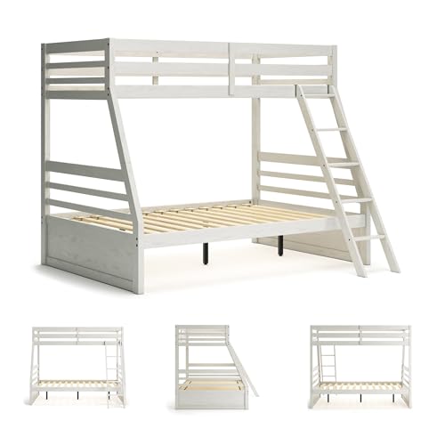Image of Signature Design by Ashley Twin Over Full Bunk Bed, Antique White
