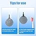 AQUANEAT Air Stones for Ponds 2 Inch, Long Lasting Aerator Oxygen Diffuser, Air Pump Accessories for Aquariums, Fish Tanks, Hydroponics and DWC Reservoirs 4 Pack