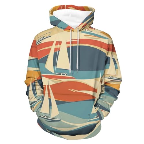 Sweatshirt voilier unisexe taille S contre le vent frais