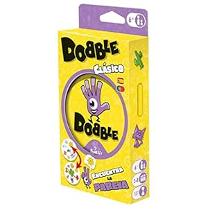 Zygomatic | Dobble Classic Blister Eco |Exclusivo en Amazon | Juego de Cartas Perfecto para Familias y Niños | A Partir de 7 Años | De 2 a 8 Jugadores | 15 Minutos por Partida | En Español y Portugués