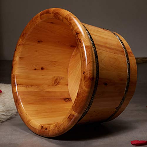 Baño de pies de madera cedro para pedicure sin tapa miniatura 4