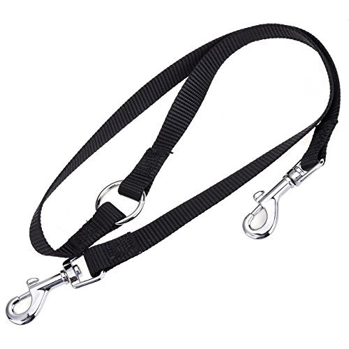 Cozycabin Dual Durable Dog Leash Strap No-Tangle For 2 Dogs Cats Small Pets For Walking Running And Training #TOP1