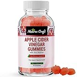 Natures Craft Apple Cider Vinegar Gummies - Natural Energy Supplement Gummies with Mother for Body Cleanse Immune Support and Gut Health-Apple Cider Vinegar with the Mother Vitamin B12 and Beet Root