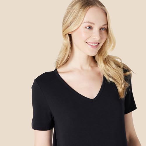 Amazon Essentials Women's Soft Cotton Blend Short Sleeve T-Shirt and Pant Sleepwear Set3