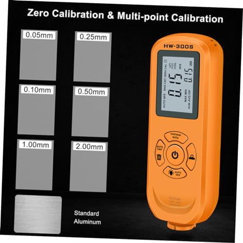 Medidor portátil de espesor de recubrimiento para automóvil, probador preciso de pintura para uso automotriz, diseño para bicicletas anodizadas y más, esencial para mantenimiento industrial miniatura 3