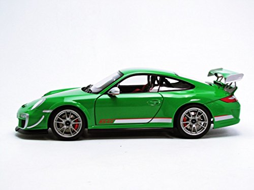 オートアート ポルシェ911 997 GT3 RS グリーン Amazon | AUTOart 1/18 ポルシェ 911 (997) GT3RS 4.0 (グリーン) 完成