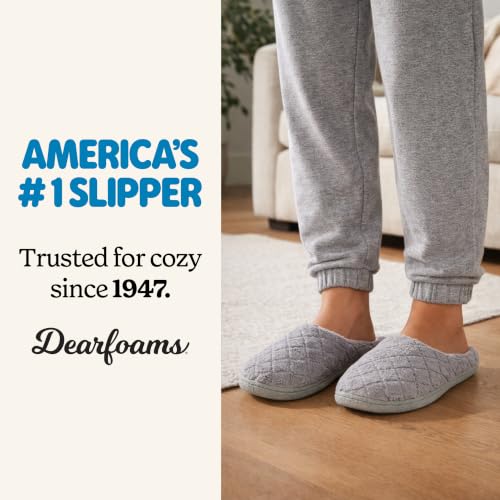 Image of Leslie Terry Clog House Shoes with Memory Foam, Indoor Slippers with Wide Widths
