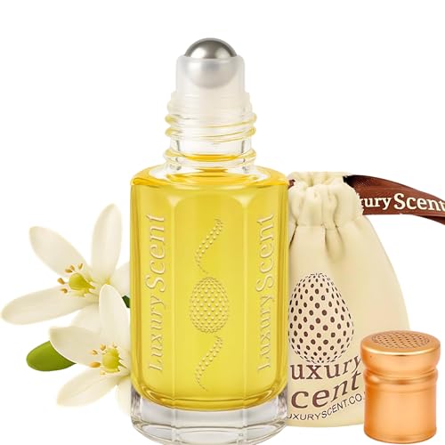 Perfume Oil Egyptian Musk Roll-On 6ml – Long Lasting Alcohol Free Arabian Attar – Premium Quality Soft Musky Floral Fragrance for Men and Women – Elegant Unisex Oriental Scent, Travel Size Perfume Oil