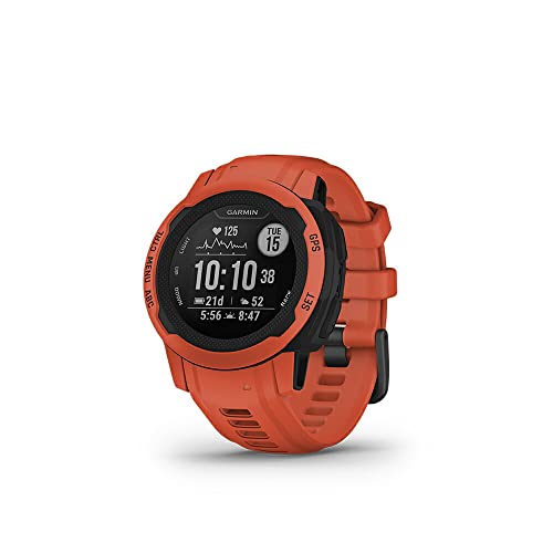 GARMIN(�K�[�~��) Instinct 2S Poppy ���a40mm Suica�Ή� �^�t�l�X�A�E�g�h�A GPS �E�H�b�` �y���{���K�i�z ��