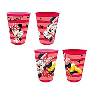 Disney LR0213 Minnie Mouse 4 beker van kunststof 280 ml