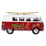 Schylling Die-Cast 62ft Vw Bus and Surfboard DCVS