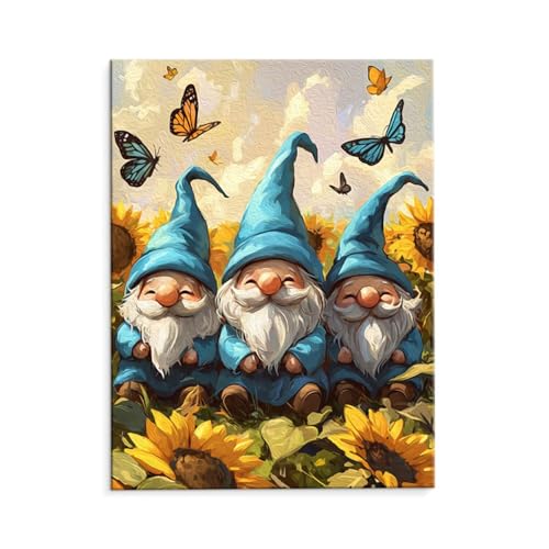 DIY G 킢l Paint by Numbers hG Lbg l ʂ肦 q̗phGLoXNtg LoXA[g uVƃANG̋, CeA rO, ւ̃Mtg 35x50cm (t[