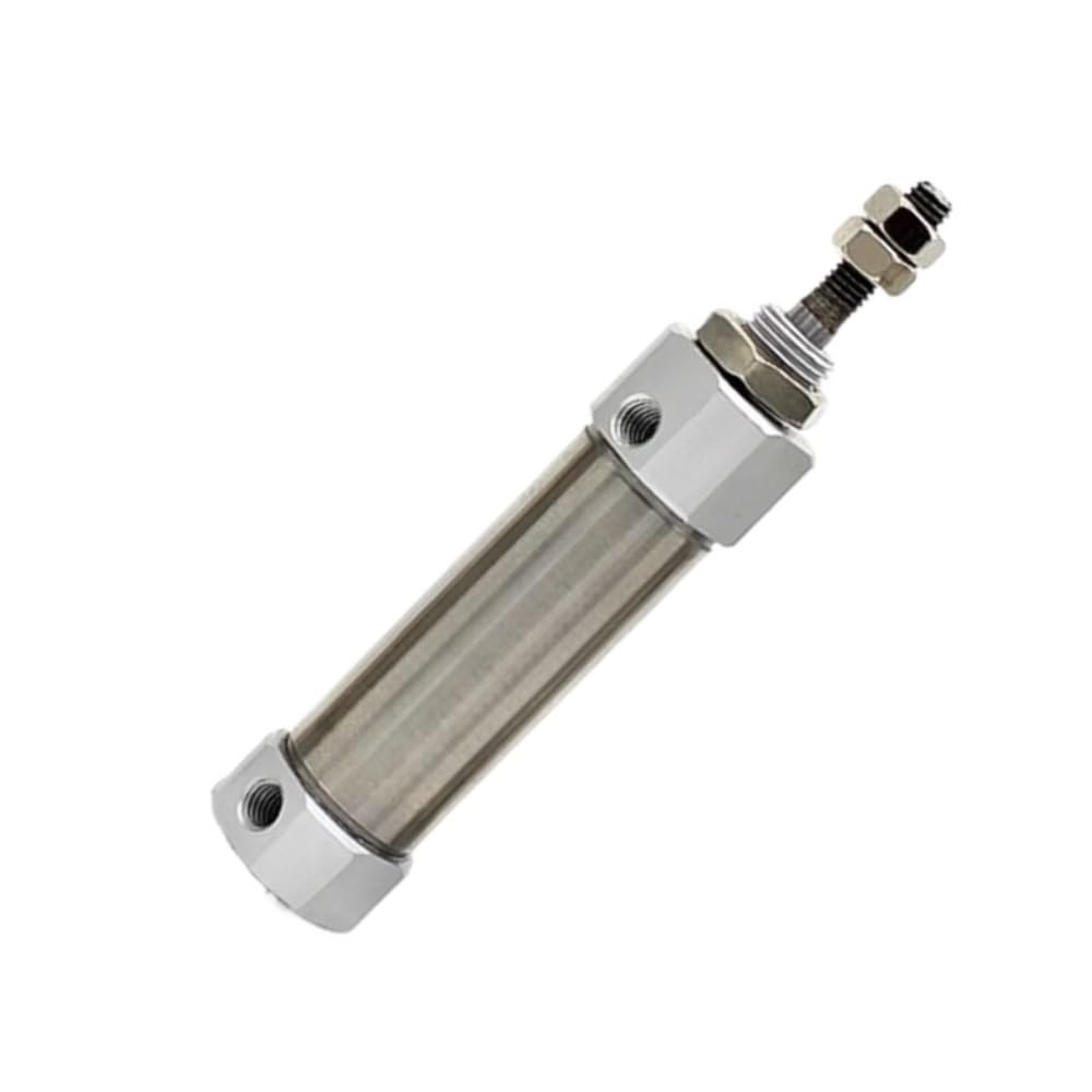 GOHAPY 1pc Pneumatic Air Cylinder, Mini Double Acting Single Rod, Stainless Steel CDJ2B10 CDJ2B16 Type(5MM*16MM)