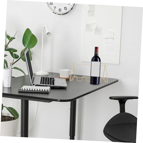 Soporte metálico para botella de vino para mesa miniatura 3