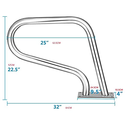 Barandal de seguridad para piscina de acero inoxidable 304 miniatura 6