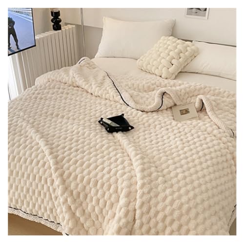 REIFOR Decke Wohndecke Kuscheldecken Überwurfdecke, weich, flauschig, dick, warm, Decke für Couch, Decken für Sofabetten, Couch Decke Kuschelig Sofa (Color : A, Size : 120 * 200cm)