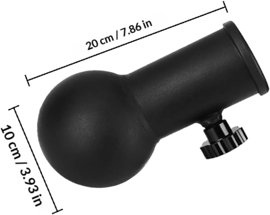 Barbell Attachment Stand for Home Gym Equipment, Rotatable Iron Base with Spherical Sleeve, Strength Training Accessory for Press Rows, Deadlifts, and Abdominal Workouts