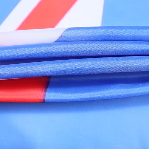 Image of AZ FLAG - Falkland Islands Flag - 3x5 Ft - 100D Polyester Malvinas Banner with Two Metal Grommets - Fade Resistant - Vivid Colors - 3' x 5' Feet - 150x90 Cm
