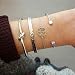 Produktbild Jovono Hollow Hoop Open Armband endete breite Armreif Manschette mit geknoteten Armband Life Tree Armband Kombination Set für Frauen und Mädchen (4 Stück)