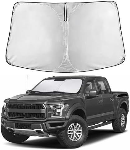 EcoNour Windshield Sunshade Compatible for Ford F150 2015-2018 20...
