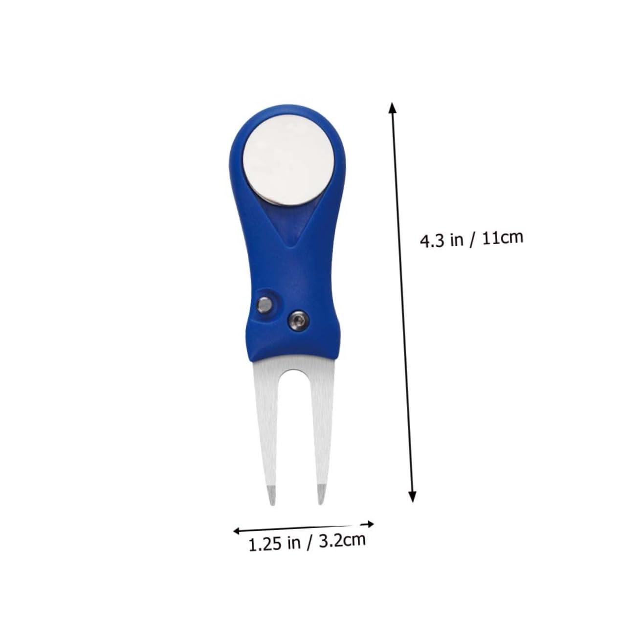 ARTSEWPLY Golf Divot Repair Tool with Ball Marker Compact Lightweight Handle Golf Accessory for Men Women Convenient for Go Use