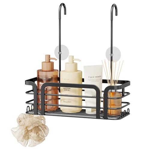 SWTYMIKI Shower Caddy Hanging Organizer - Over the Door Shower