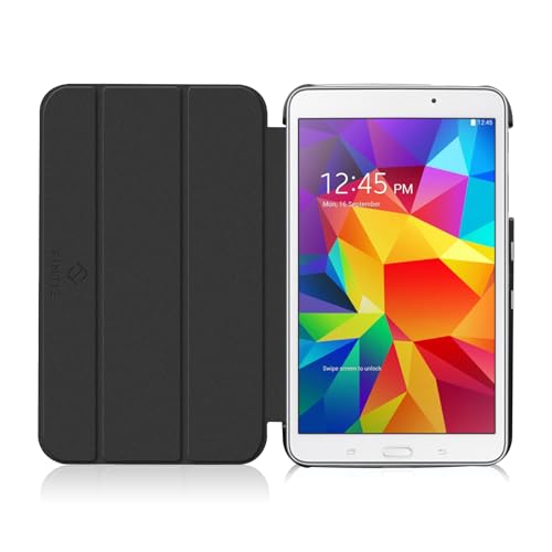 Coque Samsung Galaxy Tab 4 8.0 Fintie noire ultra légère étui - 6