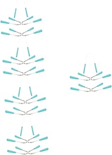 LALAFINA 25 Peças Raspador De Língua Raspador De Metal Limpador De Metal Limpador Doméstico Raspador De Boca De Aço Inoxidável Escova De Língua Para Adultos Raspador De Revestimento De