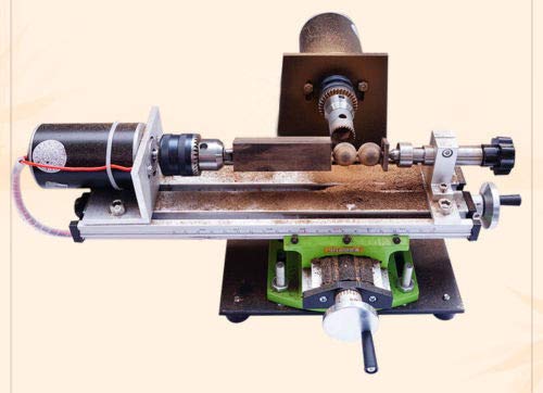 Toplionace Mini Perlen Drehmaschine Haushalt Drehmaschine DIY Holzperlen Holzbearbeitungswerkzeuge 220V