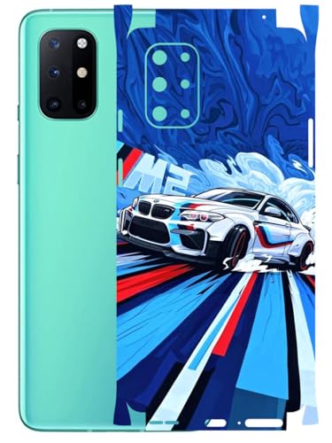 Image of AtOdds - Full Body Back Screen Guard Protector Film - Lamination Wrap Skin Sticker Compatible with ONEPLUS 8T | Scratchproof Matte Finish (BWM)
