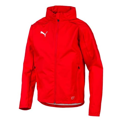 Puma Oficial Impermeable De Entrenamiento 2019-20, Niño, Rojo, 12 años