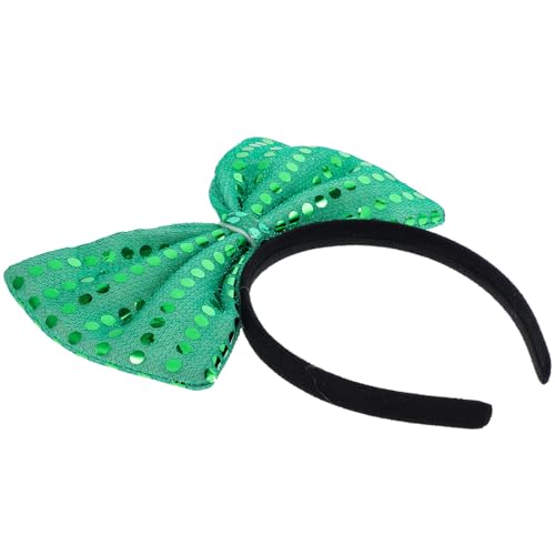 Bandeau cheveux à paillettes vert pour retenir vos mèches sans douleur ni trace