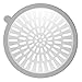 Produktbild iDesign 22750EU Metro Ultra Ablaufschutz Duschkabine, 13,3 x 12, 6 x 0,4 cm, grau/silber, Aluminum