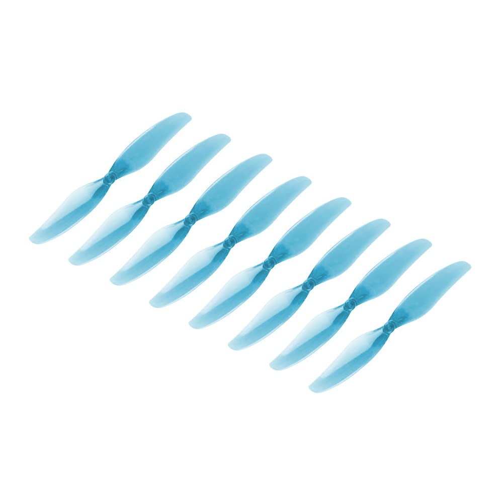 Gemfan 75mm 3" 2-Blade Toothpick Propeller - 1.5mm Shaft (Set of 8) - 1.5mm - Blue
