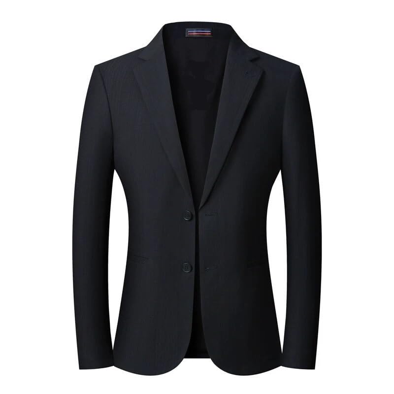 Men's Korean Casual Spring Fall Lightweight Business Suit Jacket Two Button Lapel Sport Coat
