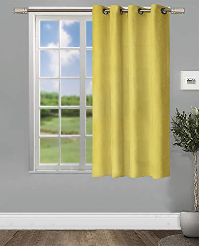 Image of Home Candy Elegant Yellow Window Curtain