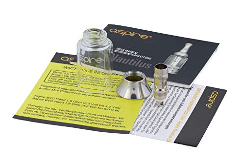 Aspire Nautilus BVC Pyrex Stainless Steel Clear 5ml Tank kit (New Version) by Vapor Enjoy - Image 8