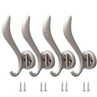 Amazon.co.jp: ク ウォールフック 4 個入 グレー壁掛けコートフック