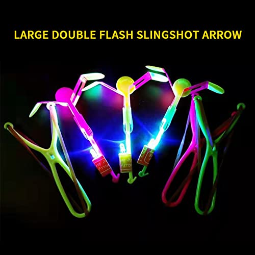 ZIYOUA Fliegendes Spielzeug Party Set, 12 PCS LED Licht Erstaunliches Hubschrauber- Schleuder Spielzeug, Kindergeburtstag Partygeschenke, Partyzubehör und Goodie Bag Stuffers