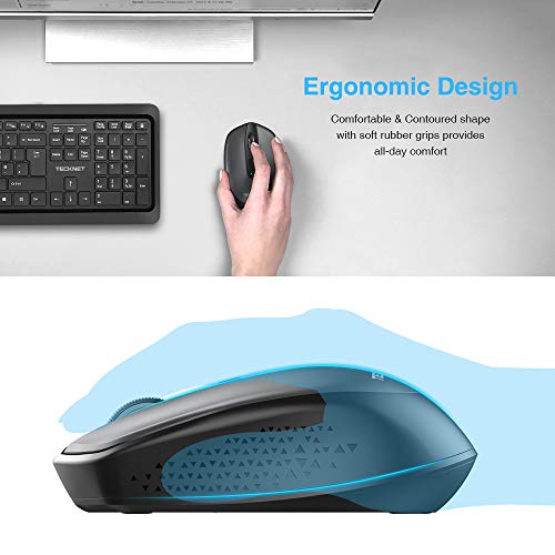 Tecknet Mini Wireless Mouse, 2.4Ghz Small Computer Mouse With Usb Receiver, 3 Adjustable Dpi Portable Mouse For Kids, Aa Battery Powered Travel Mouse For Laptop, Pc, Mac, Chromebook-Grey #TOP3