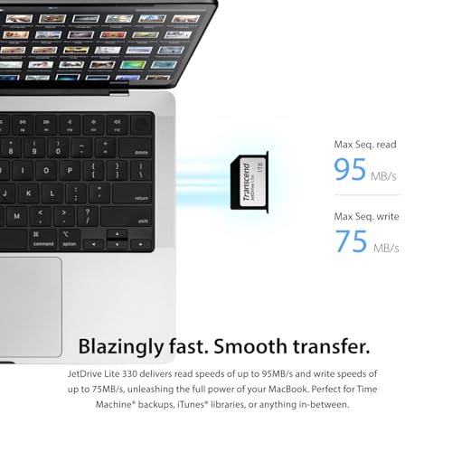 Image of Transcend 1TB JDL330 JetDrive Lite 330 Expansion Card for MacBook Pro 2021 TS1TJDL330