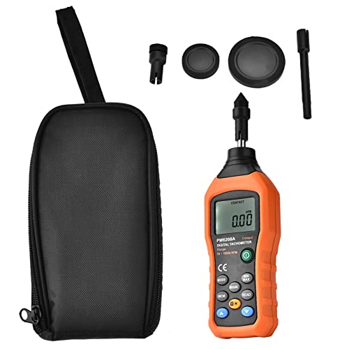 Tachomètre numérique PM6208A testeur de RPM et vitesse moteur pour maintenance